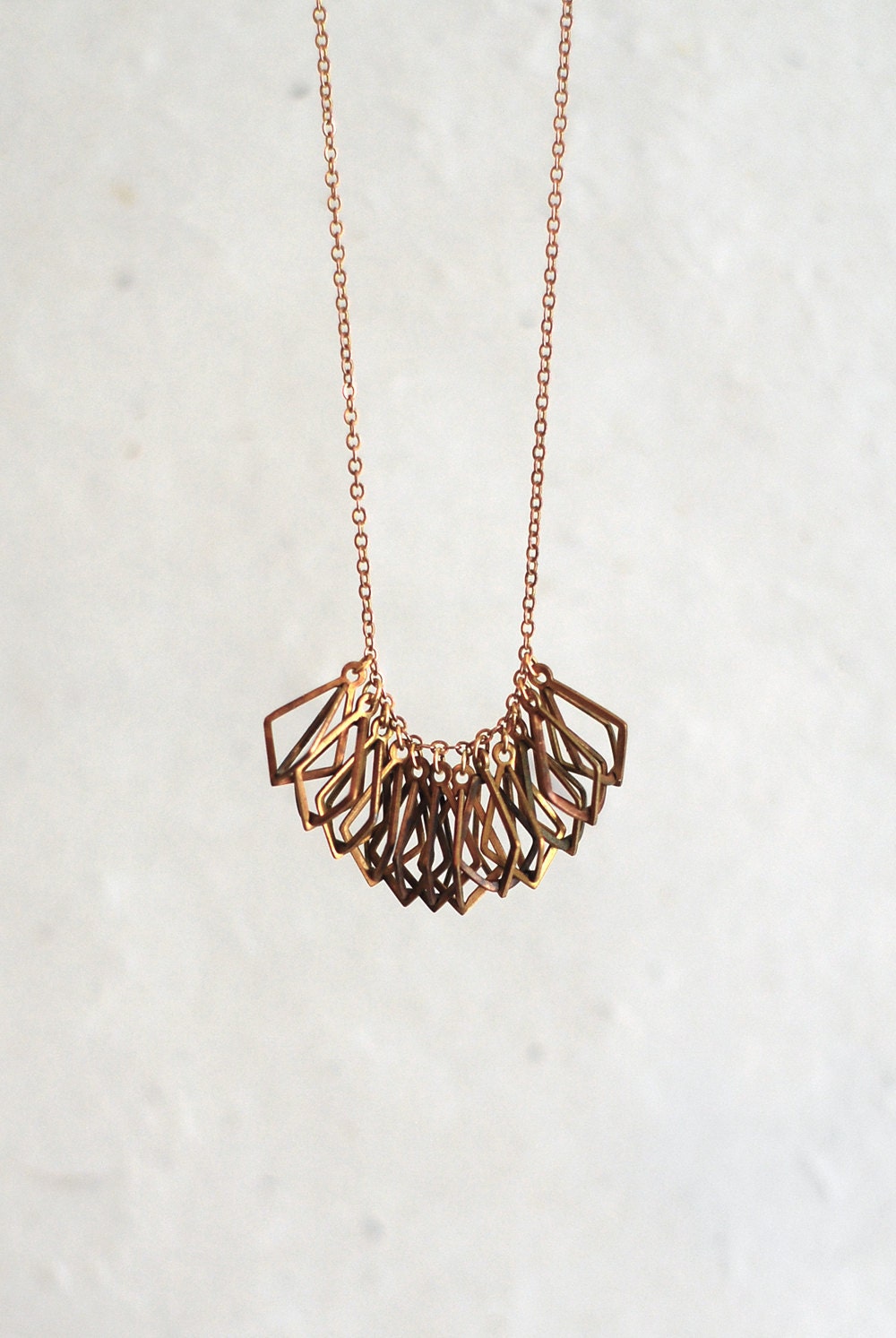 Cage Fringe Necklace