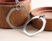 Geometric Dangle Earrings Hardware Jewelry Lightweight Eco Friendly Recycled Hardware