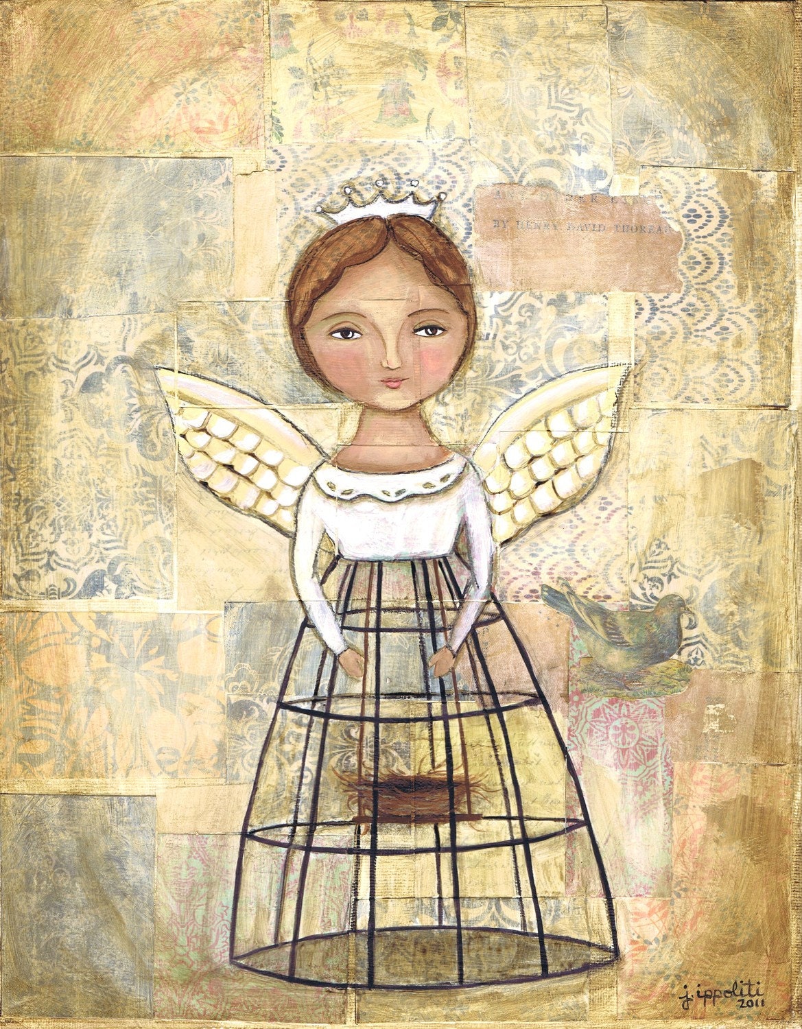 Free Shipping... The Hopeful Guardian... Fine Art Print