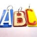 Custom Letter Key Chain - Recycled License Plates