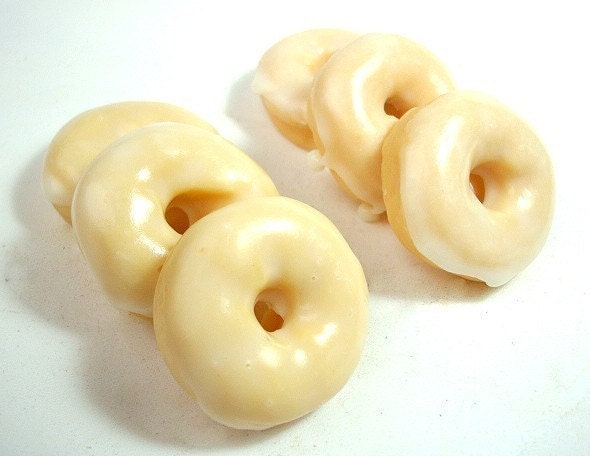 SALE 20% OFF - Half Dozen - Glazed - Mini Donut Soap 6-pack