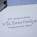 Ursula Address Stamp (Red Rubber on Wood Block)