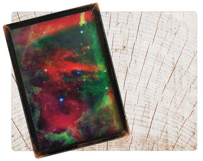 Mirror for Pocket or Purse, Rosetta Nebula Space