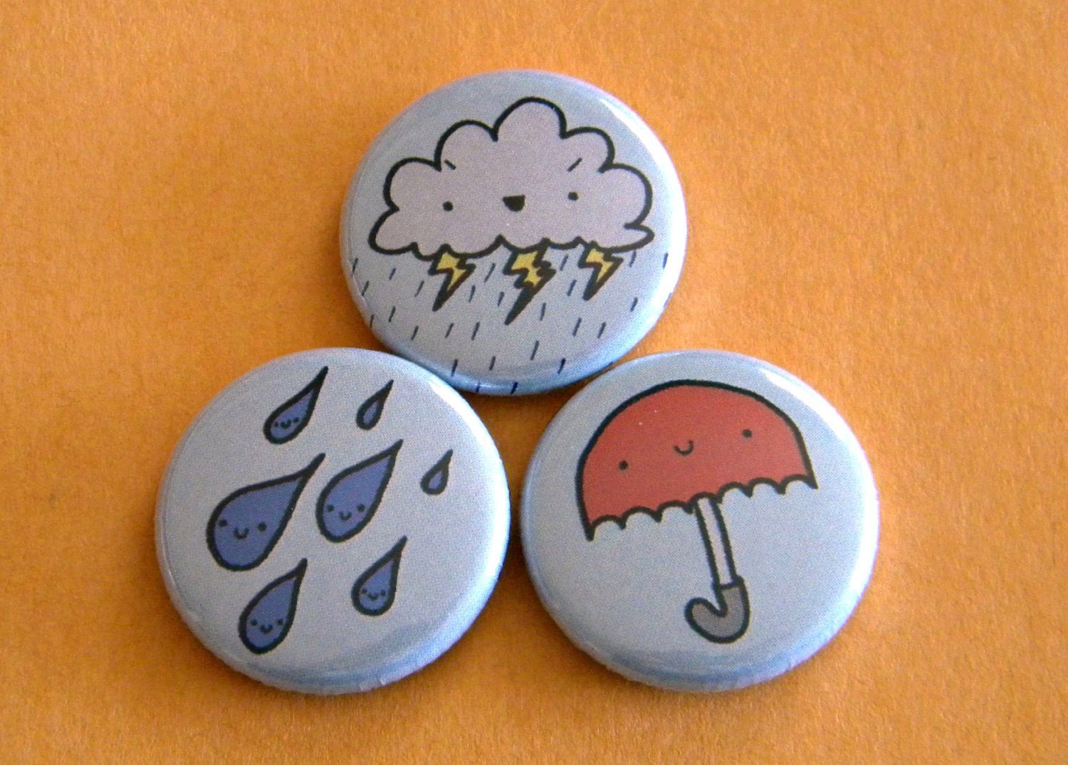Rain Button Set