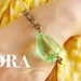 Chunky chain bracelet, Peridot green chunky stone chain bracelet, Peridot Green stone bracelet