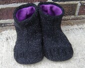 Slipper Sewing Pattern - Moon Walker Slippers - PDF PATTERN - Instant Download - you receive 4 womens sizes