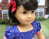Freedom Ring - vintage style dress for American Girl doll