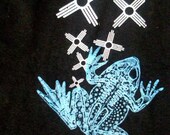 Zia Frog - Hemp Organic Cotton Tshirt -Mens