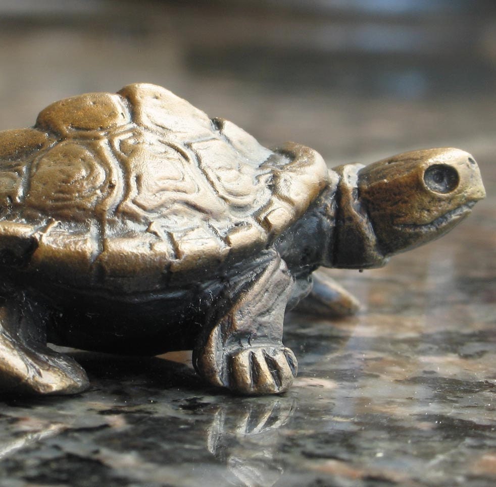 Very Tiny Bronze Turtle