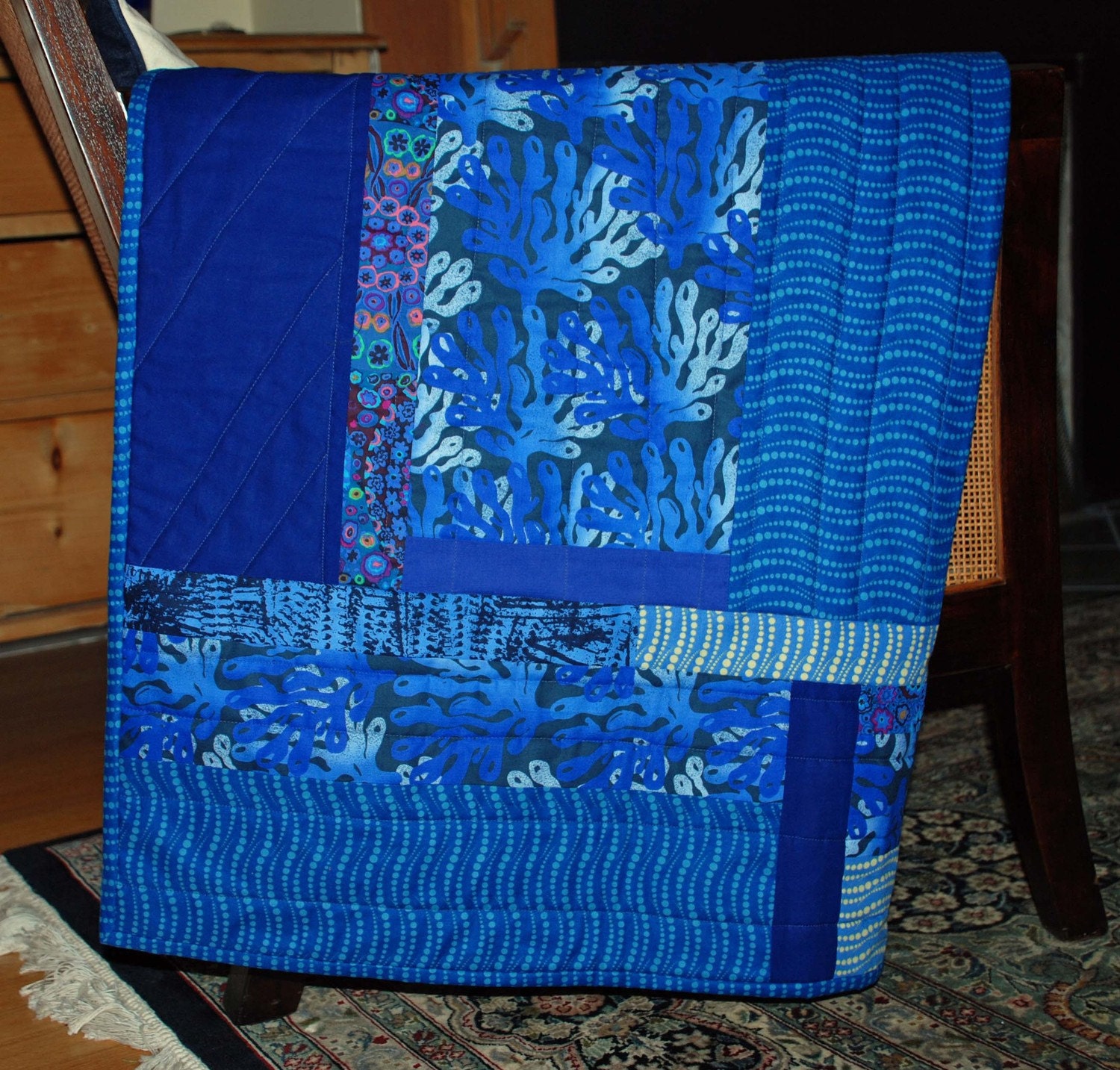 Handmade Blue Quilt
