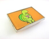 Orange Turtle in Love Belt Buckle