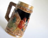 Retro Dishes Japan Beer Stein Vintage Mug