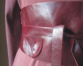 Red Leaves - Leather Obi Belt