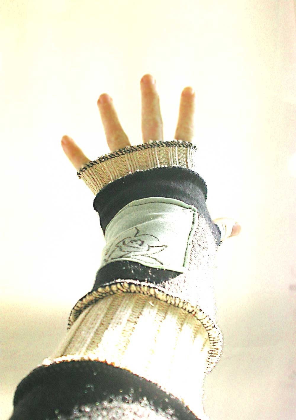 orchid arm warmers