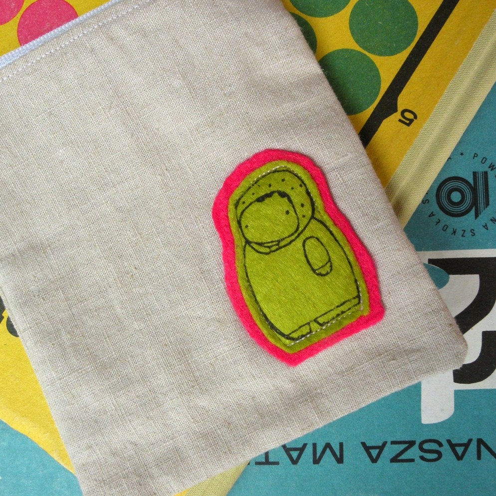Neon Babushka Pouch