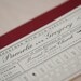 Vintage Ticket Wedding Invitation - Punch Card, Vintage Train Ticket, Travel Wedding Invitation-
