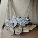 Moth Necklace Butterfly Pendant Autumn Wedding Neutral Warm Fall Colors Gift for Her