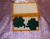 Shamrock Checkbook Cover