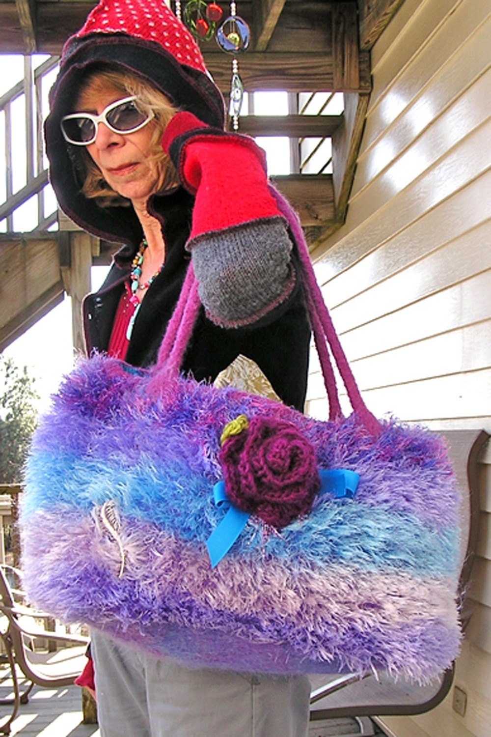 SALE Felted Bag or Tote - Bodacious Betty