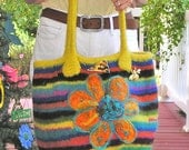 SALE BARBARAS BEEHIVE - A Large Beehive-Shaped Felted Bag
