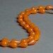 Amber Orange Necklace with Vintage Lucite and Brass under 100 - Koi