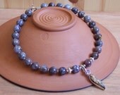 Misty Mountain - Pietersite and Pearl Necklace.