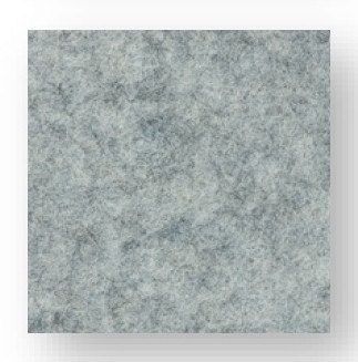 8" x 8" Sun Felt Quality Wool Felt Fabric - FADED GREY (No. MB)
