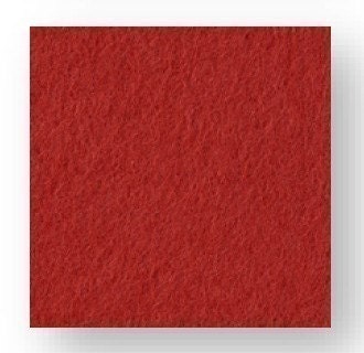 8" x 8" Sun Felt Quality Wool Felt Fabric - DARK RED (No. 117)