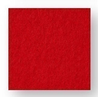 16" x 16" Sun Felt Quality Wool Felt Fabric - CHILLI RED (No. 113)