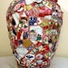 Mosaic Oriental Tea Pot China Flower Vase