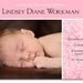 DIY Printable Scrapbook Style Baby Birth Announcement