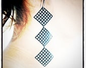 MAYA earrings - Black Matte