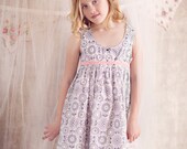 SALE Girls' CHARLOTTE dress... The Dear Jane Collection Sizes 2T through 12