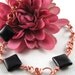 Onyx Copper Bracelet B163
