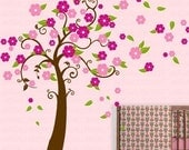 Wall Art Vinyl Removable Decal Nursery Sticker - New Flower Tree