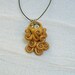 Brass Steampunk Octopus Necklace - Polymer Clay Jewelry