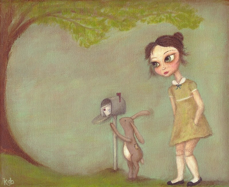 Waiting for the Postman - art print