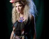 Floral Silk Chiffon Dress - Size 6/8