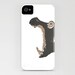 Hippo on iPhone Case - ( 4S, 4, 5) animal hippopotamus silhouette grey color iPhone cases unique robust iPhone 5