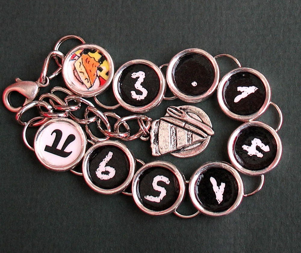 Pi Day Bracelet Mathematics Geometry Geek Math Jewelry Pie