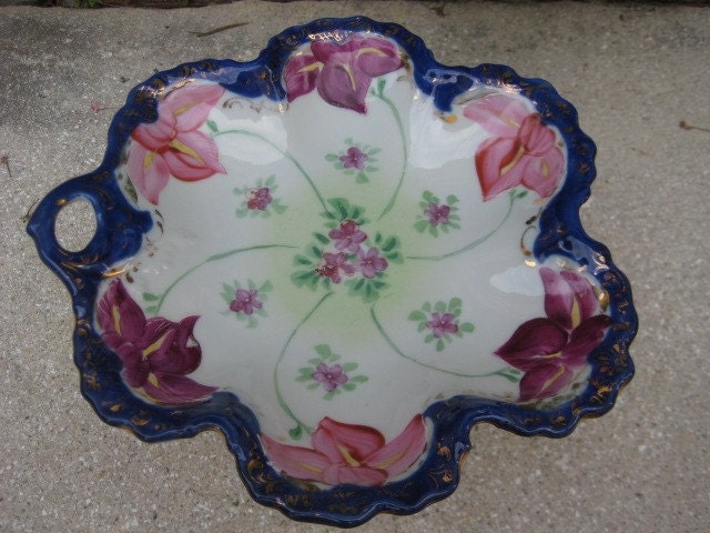 Vintage Upcycled Plate Compote