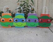 Ninja Turtles Inspired Birthday Party Favor Bag