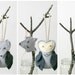 Fairytale Felt Owls Little Red Riding Hood and the Wolf Masked Owl Nursery Decor Door Knob Hanger Ornaments by OrdinaryMommy on Etsy