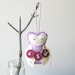 Custom Felt Owl Decor // Lavender Ornament // Custom DATE Banner // Nursery New Baby by OrdinaryMommy on Etsy