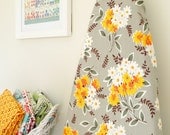 Ironing Board Cover - Flea Market Fancy - Bouquet in Grey