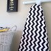 RESERVED for Tara and Kevin - Ironing Board Cover - Black and White Chevron - Riley Blake