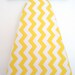 LAST ONE - Chevron Ironing Board Cover in Yellow and White - discontinued fabric