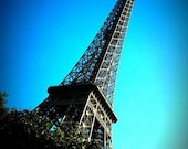 Travel Photography, Eiffel Tower, Paris, Travel, Color, Landmarks, Architectural, 8 x 10, Fine Art Print