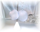 Hanging-a-Round Collection -Lt. Blue Wavey Acrylic Discs