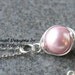 20% OFF SALE-Earrings SET,Pearl, Rose Pink, Silver, Lovely Gifts, Handmade, Moms, Gift, Wedding Bridal Gifts- Under 50